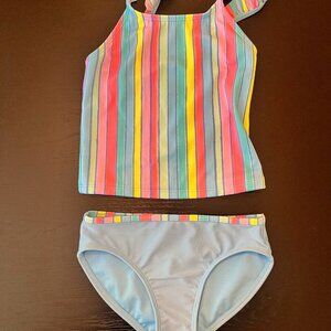 Girls Cat & Jack 2-Piece Swimsuit – Size M (8) – Worn Once